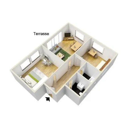 Im Koenigswinkel Apartmán *